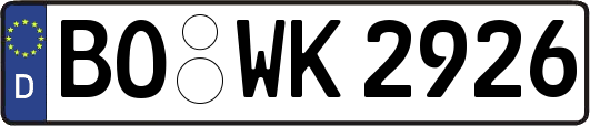 BO-WK2926