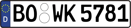 BO-WK5781