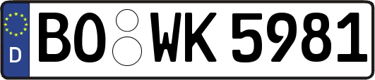 BO-WK5981