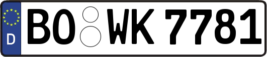 BO-WK7781