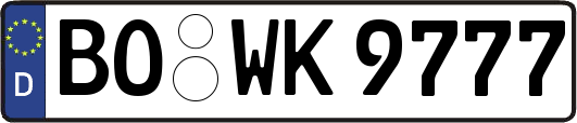 BO-WK9777