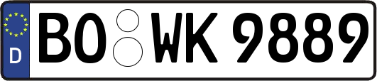 BO-WK9889