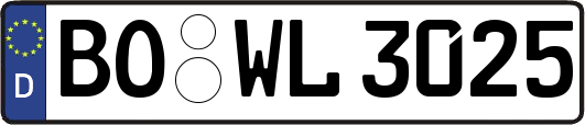 BO-WL3025