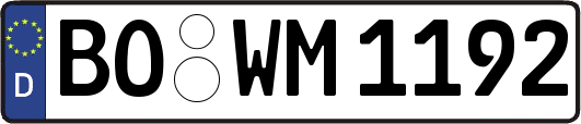 BO-WM1192