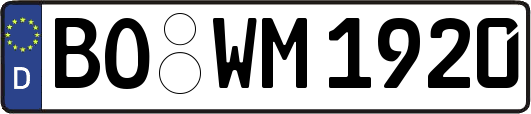 BO-WM1920