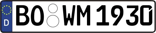 BO-WM1930
