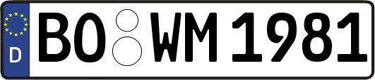 BO-WM1981
