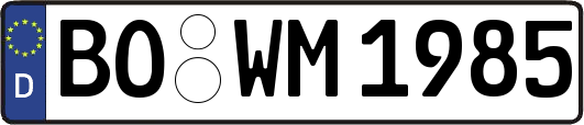 BO-WM1985