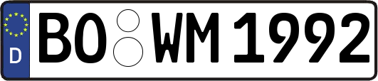 BO-WM1992