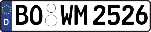 BO-WM2526