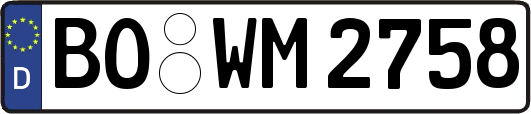 BO-WM2758