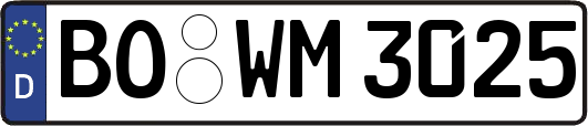 BO-WM3025
