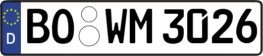 BO-WM3026