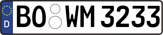BO-WM3233