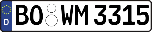 BO-WM3315
