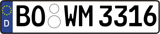 BO-WM3316