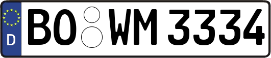 BO-WM3334