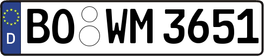 BO-WM3651