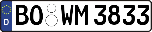 BO-WM3833