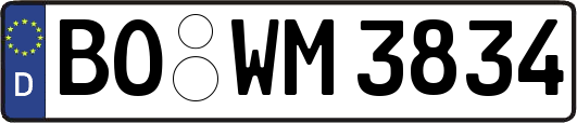 BO-WM3834