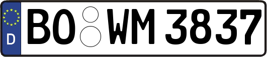 BO-WM3837