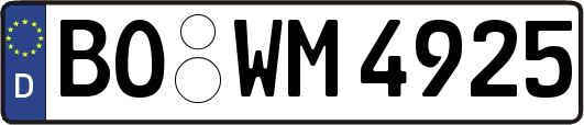 BO-WM4925