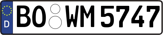 BO-WM5747