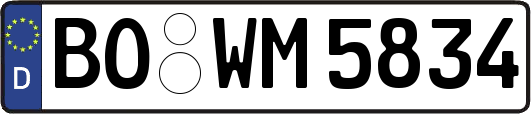 BO-WM5834