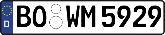 BO-WM5929