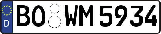 BO-WM5934