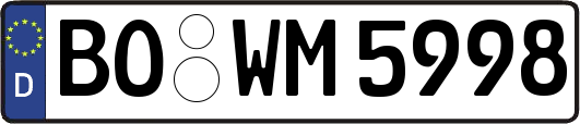 BO-WM5998
