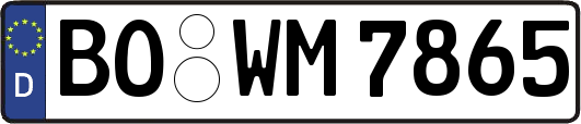BO-WM7865