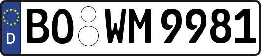 BO-WM9981