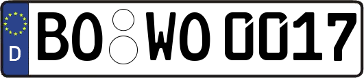 BO-WO0017