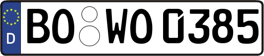 BO-WO0385