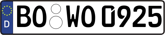 BO-WO0925