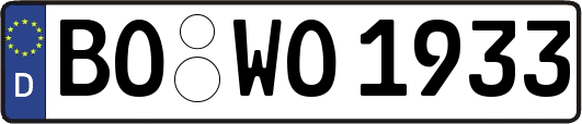BO-WO1933