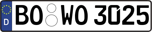 BO-WO3025