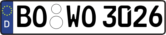 BO-WO3026