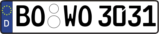 BO-WO3031