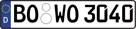 BO-WO3040