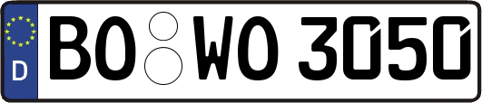 BO-WO3050
