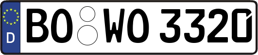 BO-WO3320