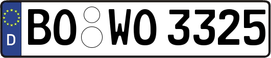 BO-WO3325