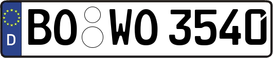 BO-WO3540