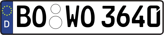 BO-WO3640
