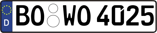 BO-WO4025