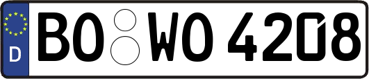 BO-WO4208
