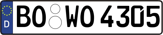 BO-WO4305
