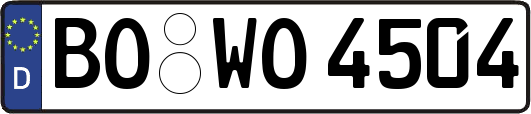 BO-WO4504